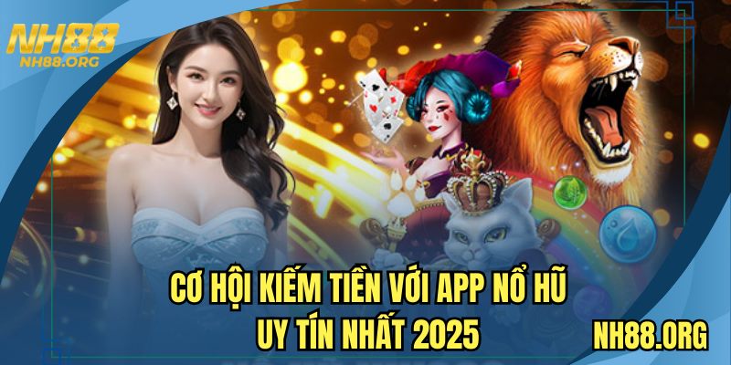Cơ hội kiếm tiền với app nổ hũ uy tín nhất 2025 